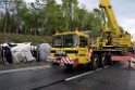 VU Gefahrgut LKW umgestuerzt A 4 Rich Koeln Hoehe AS Gummersbach P289